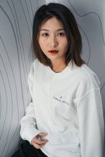 Load image into Gallery viewer, &quot;Sayonara, Haters&quot; White Sweatshirt